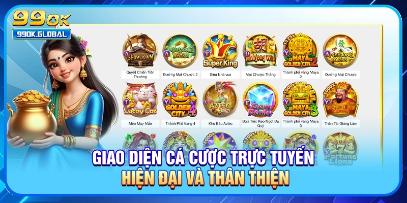 Giao diện cá cược trực tuyến hiện đại và thân thiện