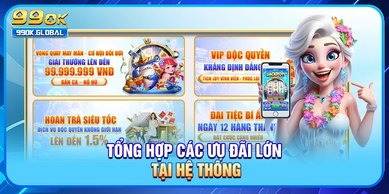 Tổng hợp các ưu đãi lớn tại hệ thống